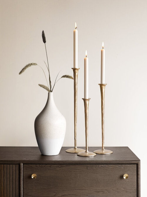 Candlesticks Gallery Light Gold set/3