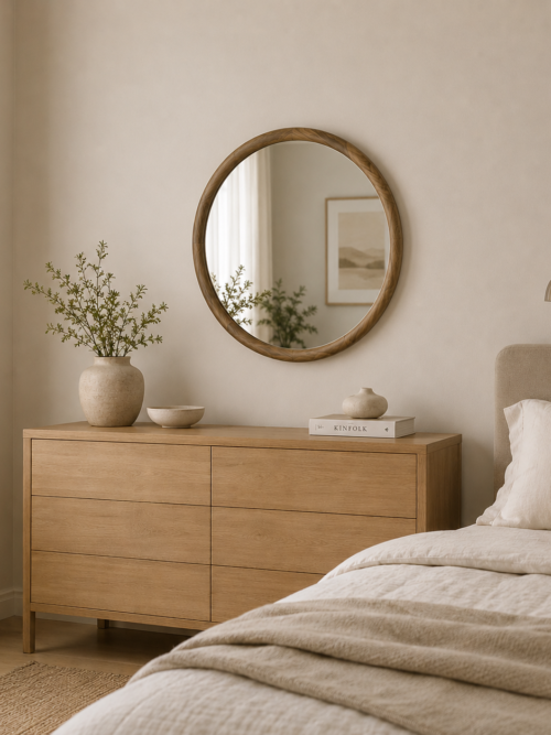 Spegel Woodlet 61x61 cm