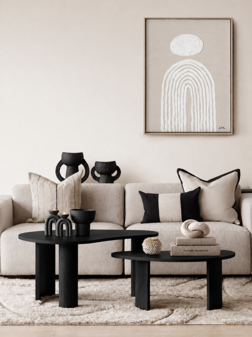 Soffbord Valencia Black set/2