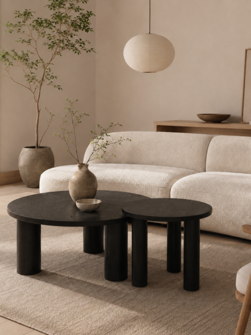 Soffbord Rockland large black