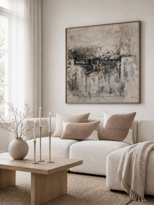 Canvas Venezia Fog 90×90