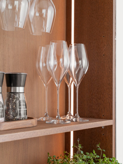 Champagneglas Grace transparent 4p