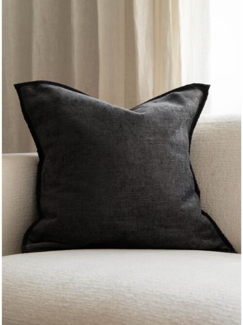 Pillowcase Imani Soft black 50x50
