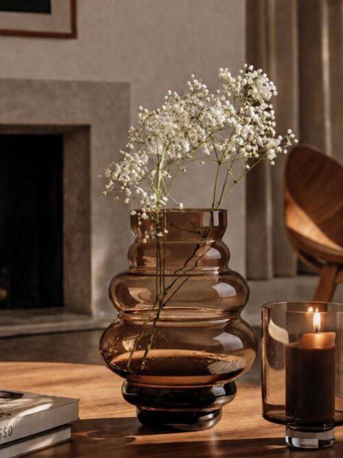 Vase Diana topaz