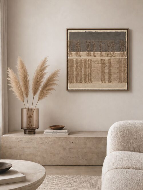 Canvas Endless Moment 2 65x65 (brun)