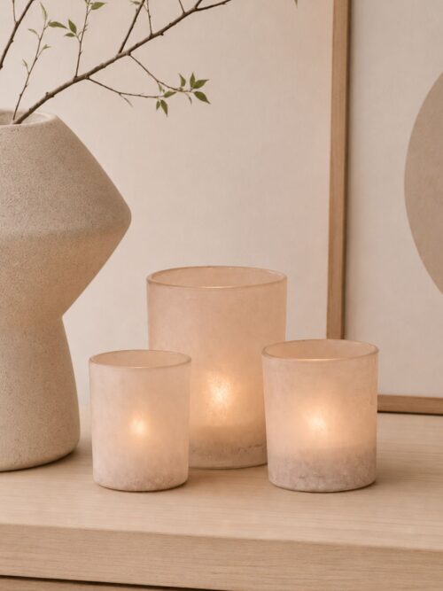 Light lanterns Frost, Nude 3-p