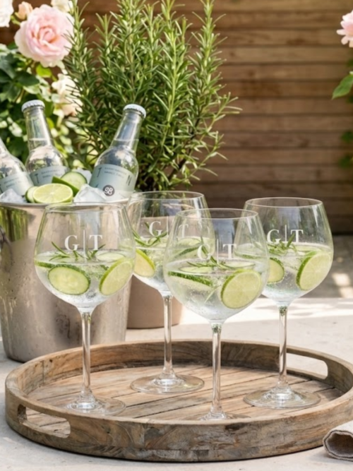 4-pack Gin- & Tonicglas Manhattan