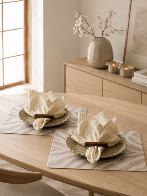 Placemats Cozy Zebra 4-p