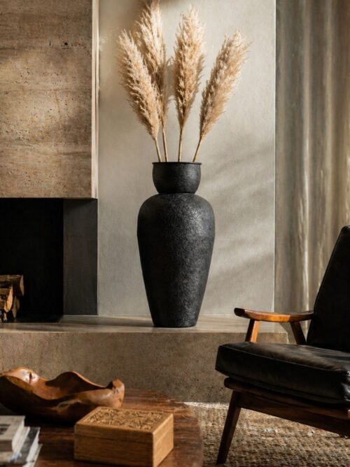 Vase Vernazza black