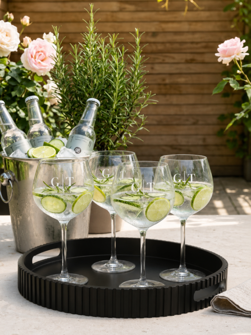 4-pack Gin- & Tonicglas Manhattan