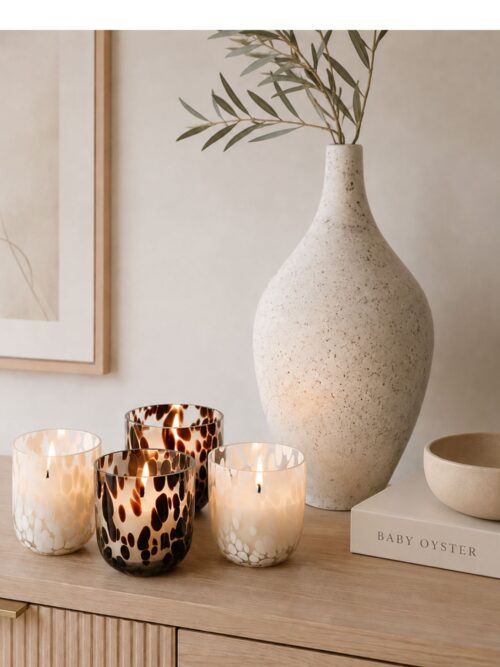 Scented candle Baby Oyster Brown